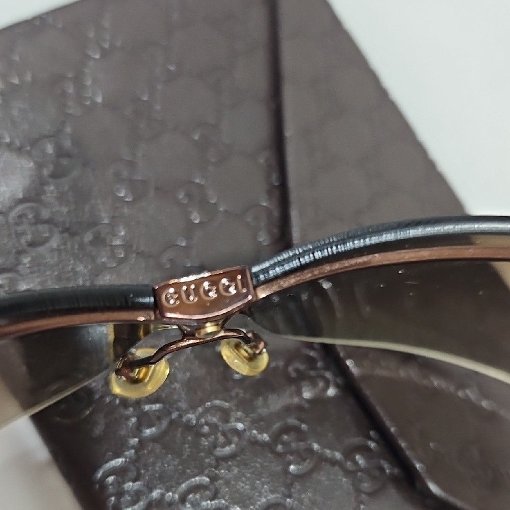 Gucci Brown Sunglasses with Case - Picture 8 of 8